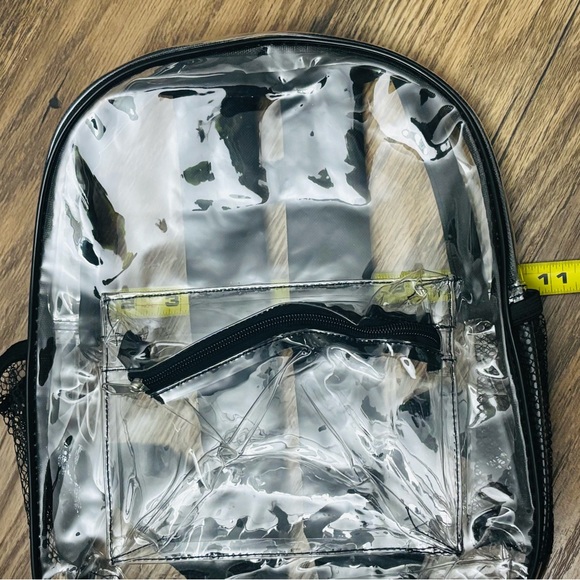Clear 11” x 12” x 3” stadium backpack - Picture 5 of 5